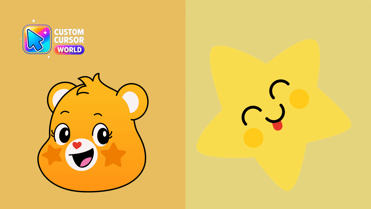 Cursor pack preview: Laugh-a-lot Custom Cursor Pack for Chrome & Edge