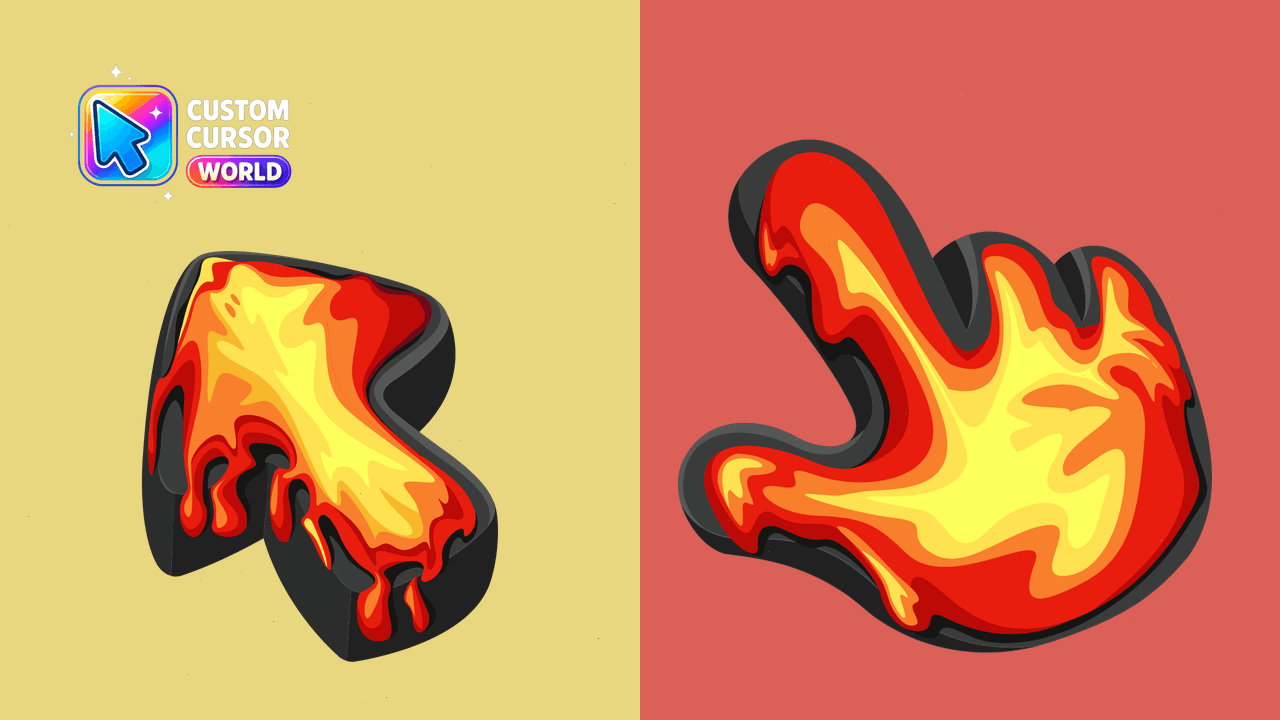 Cursor pack preview: Volcano Cursor Pack