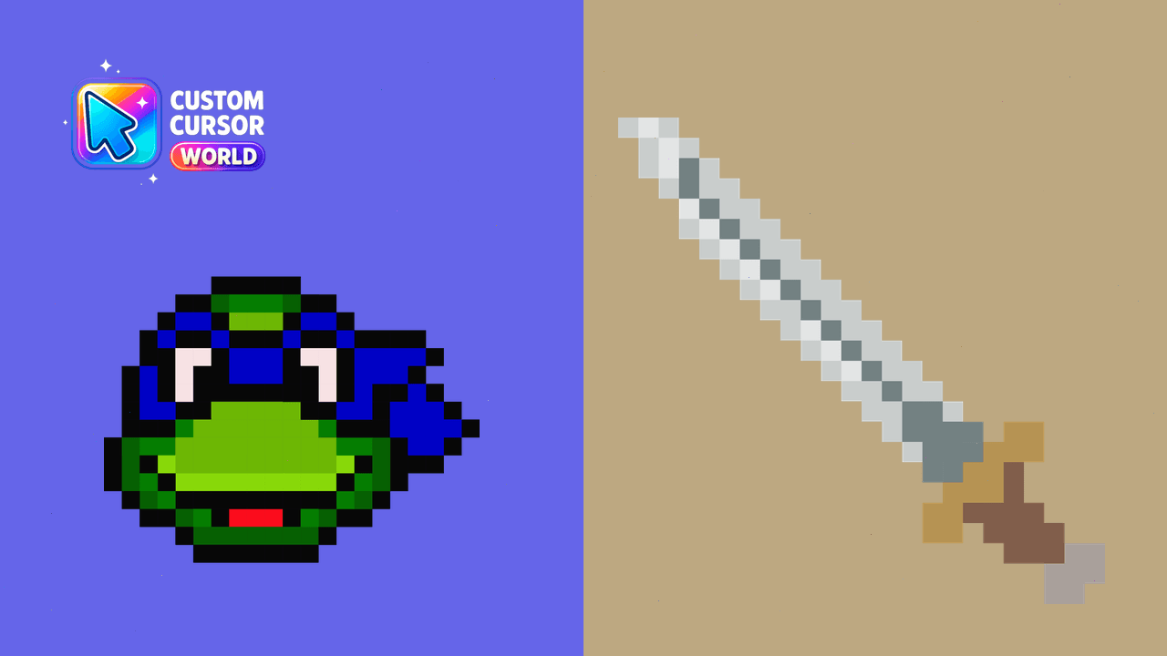 Cursor pack preview: Leonardo Ninja Turtles Cursor Pack