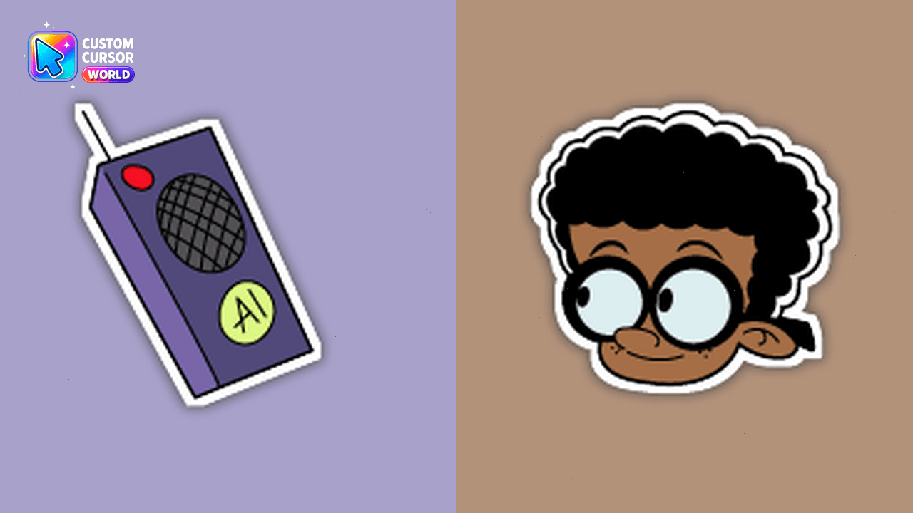 Cursor pack preview: The Loud House Clyde McBride and his Walkie-Talkie