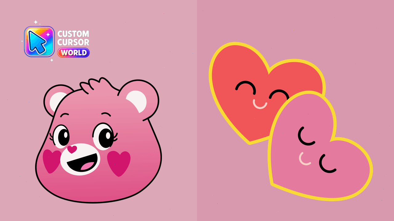 Cursor pack preview: Love-A-Lot Custom Cursor for Chrome and Edge