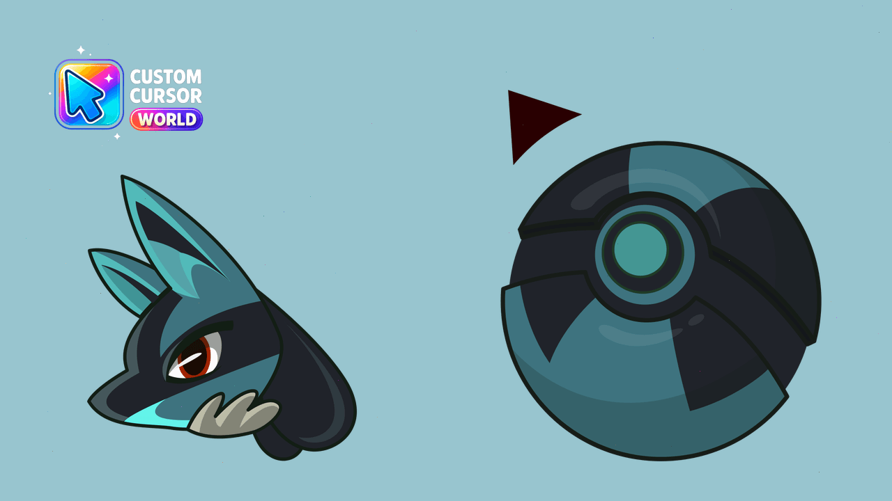 Cursor pack preview: Lucario Custom Cursor Pack
