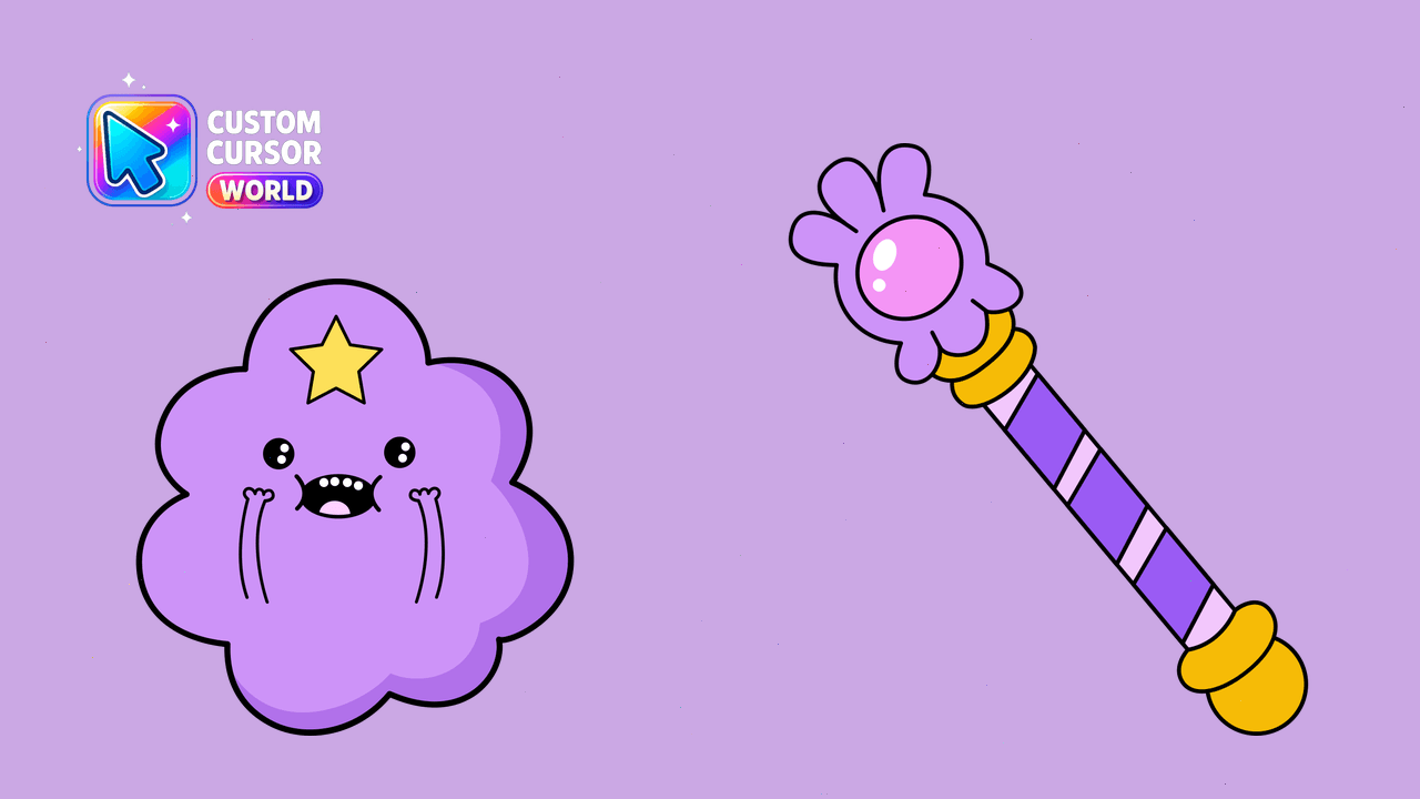 Cursor pack preview: Lumpy Space Princess Custom Cursor Pack