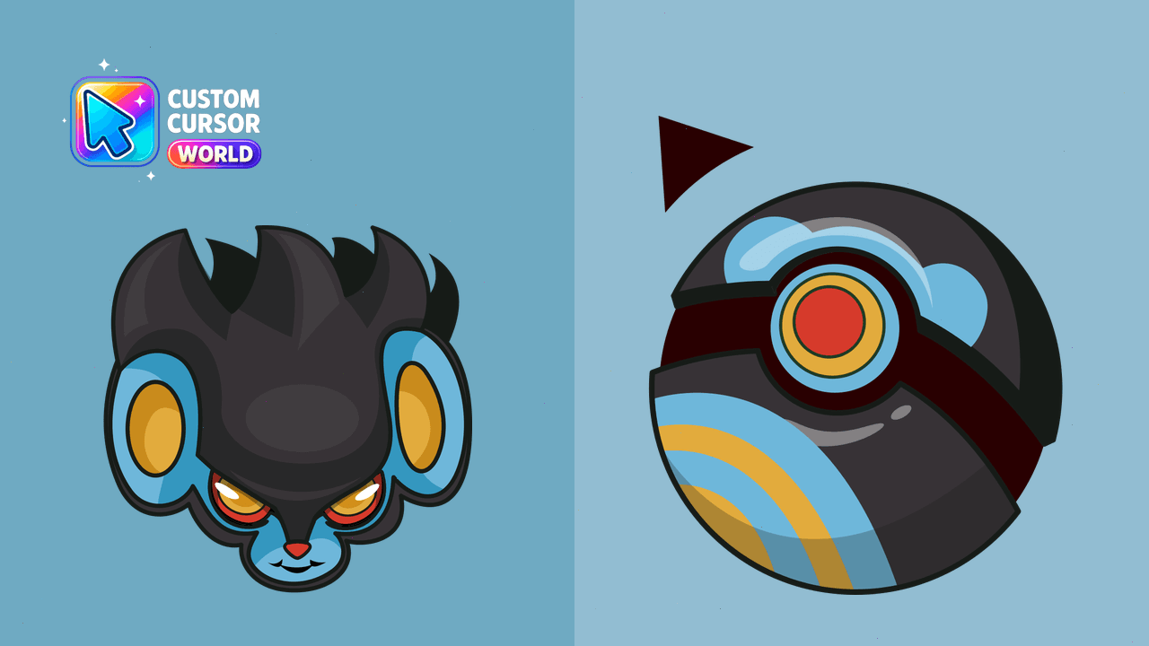 Cursor pack preview: Luxray Custom Cursor Pack - Pokemon Edition