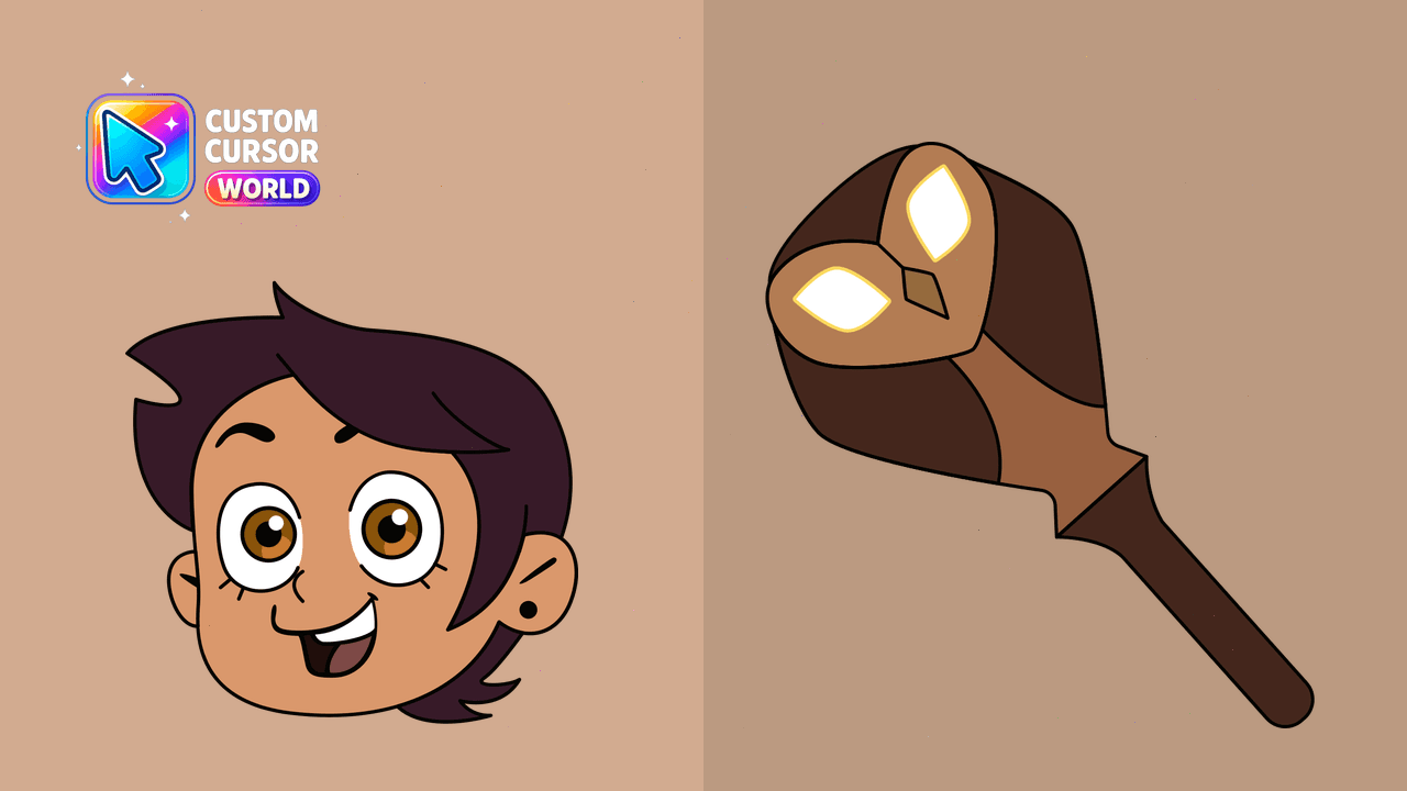 Cursor pack preview: Luz Noceda Custom Cursor Pack - Animation Theme