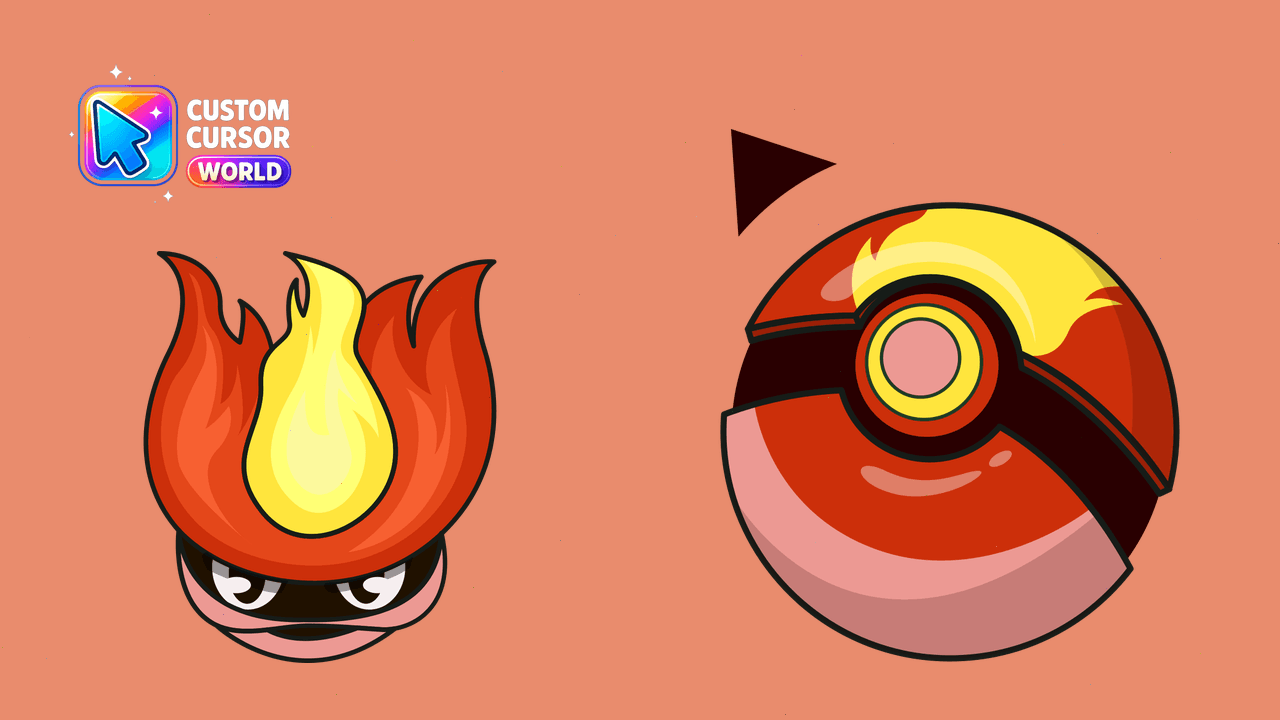 Cursor pack preview: Magmortar Fire Cursor Pack