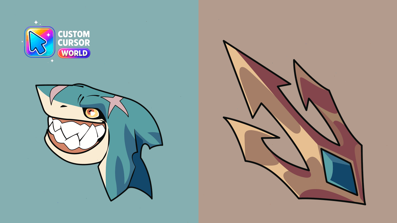 Cursor pack preview: Mako Custom Cursor Pack - Brawlhalla Edition