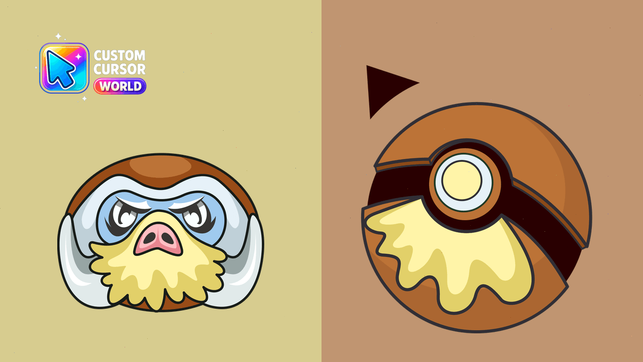 Cursor pack preview: Mamoswine Cursor Pack - Customize Your Browsing Experience