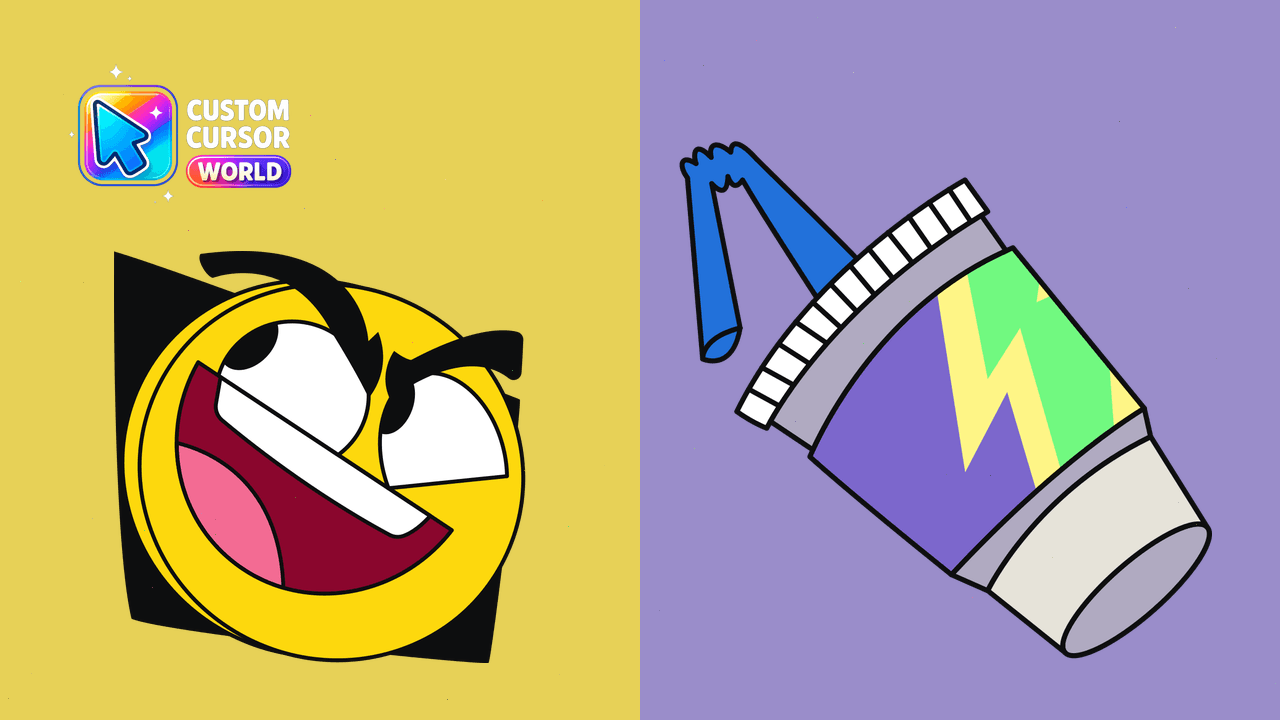 Cursor pack preview: Custom Cursor Master Frown Pack