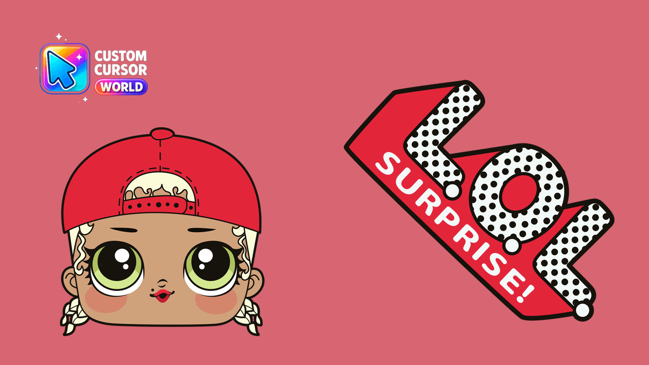 Cursor pack preview: Swag Cursor Pack - L.O.L. Surprise Customizer for Chrome