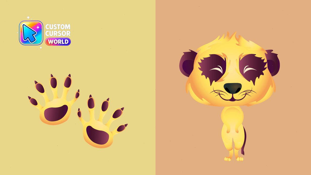 Cursor pack preview: Custom Meerkat Cursor Pack