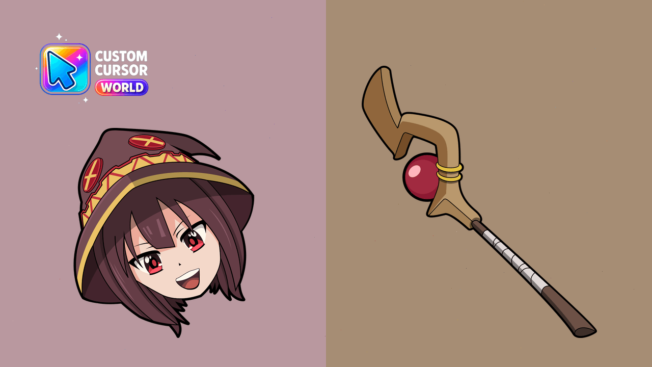 Cursor pack preview: Megumin Custom Cursor Pack for Mouse & Pointer