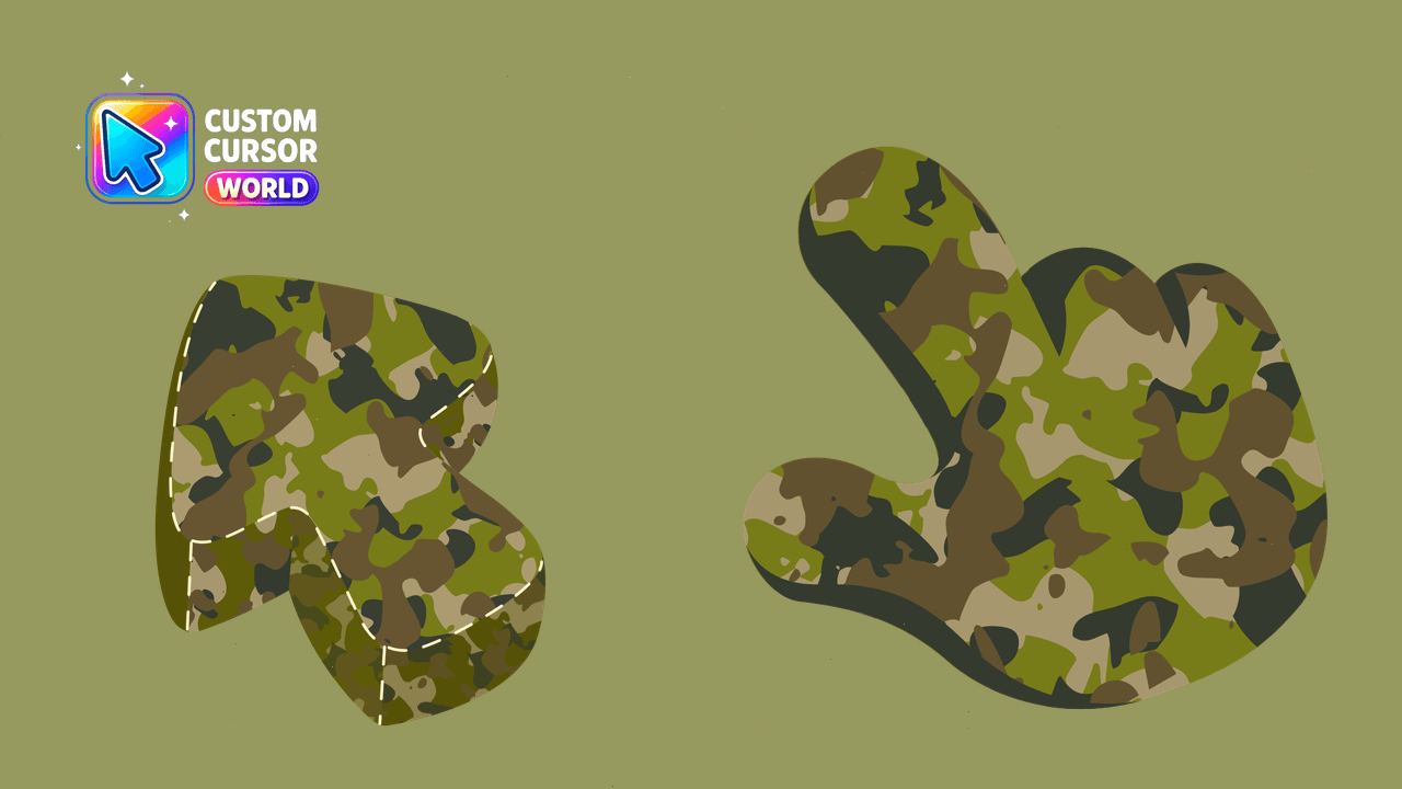 Cursor pack preview: Military Cursor Pack - Formal Styles for Mouse and Pointers