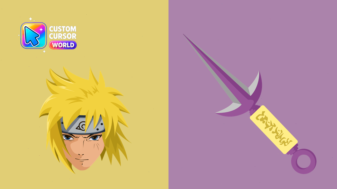 Cursor pack preview: Minato Namikaze Custom Cursor Pack