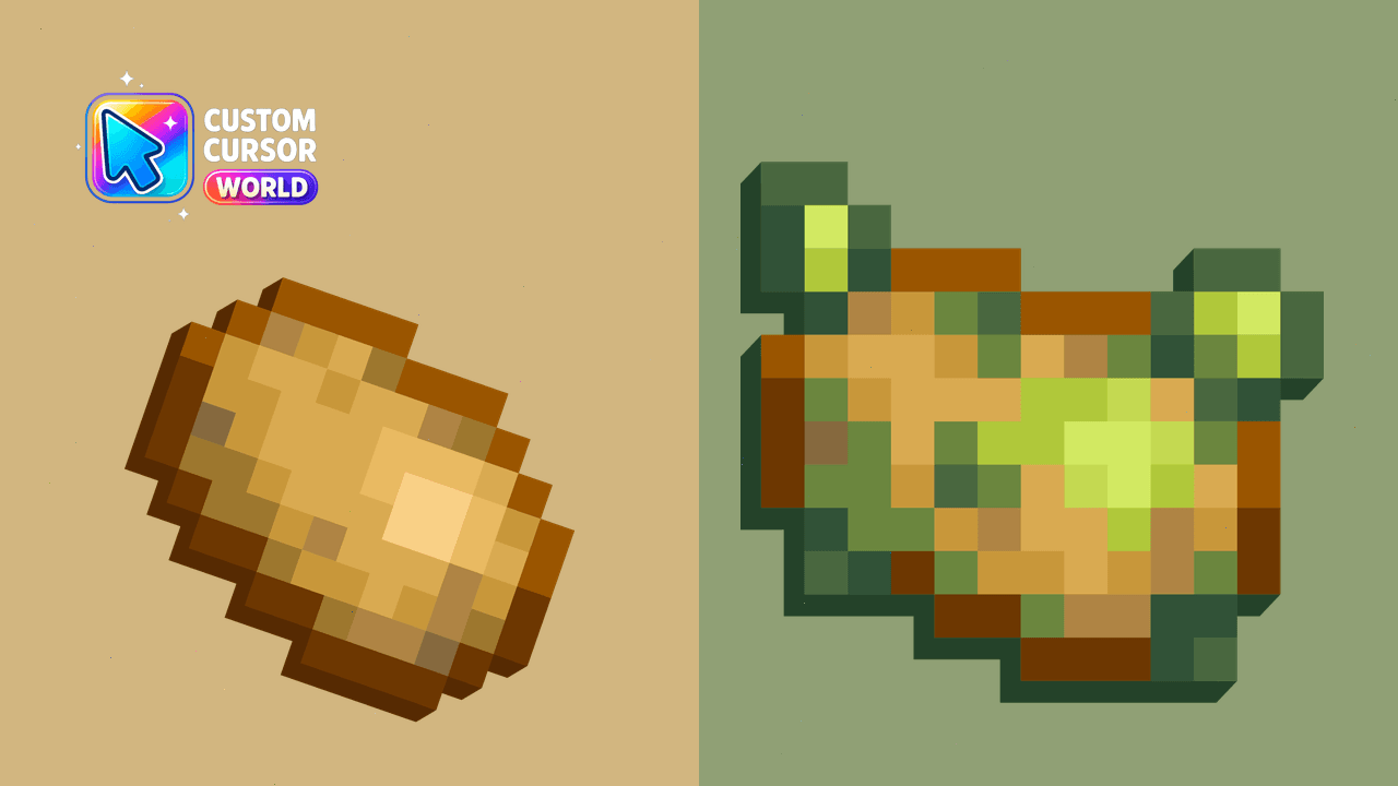 Cursor pack preview: Minecraft Potato Cursor Pack