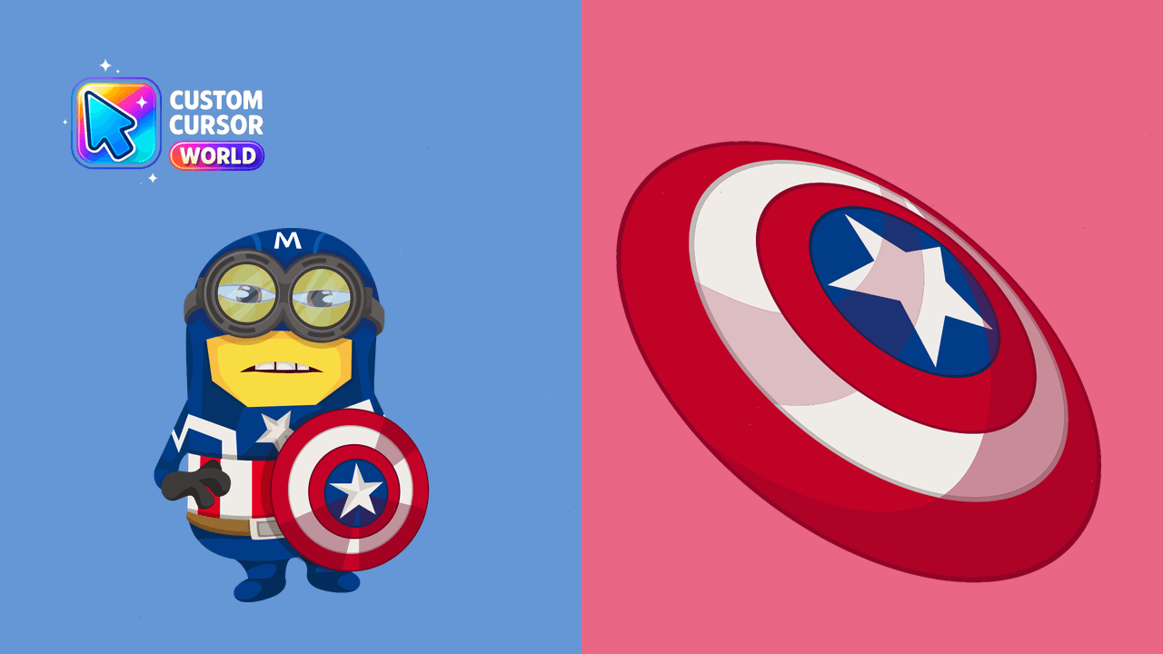 Cursor pack preview: Smart Captain America Cursor Pack
