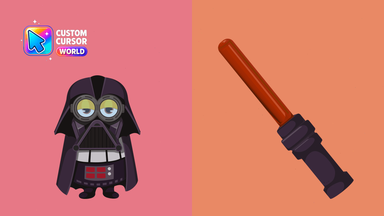 Cursor pack preview: Minion Darth Vader Custom Cursor Pack