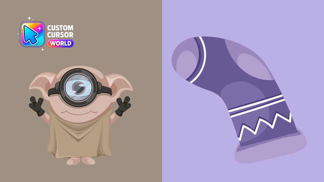 Cursor pack preview: Minion Dobby Custom Cursor Pack