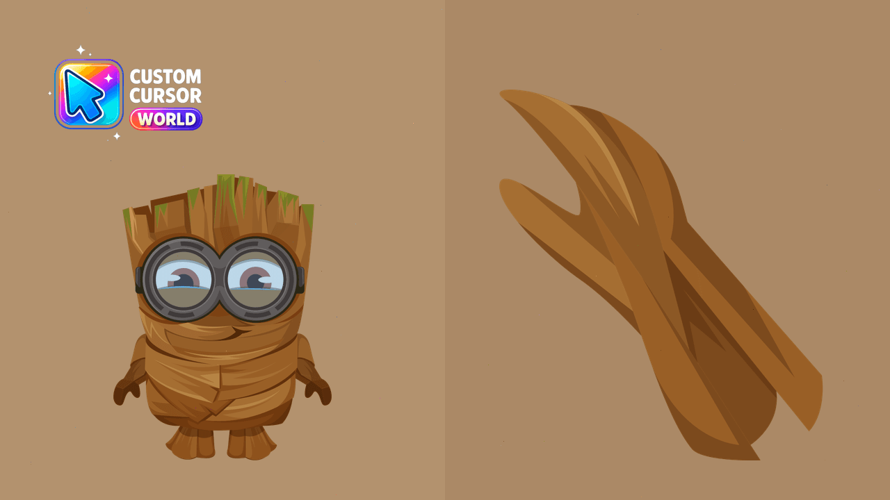 Cursor pack preview: Groot Minion Custom Cursor Pack for Chrome & Edge