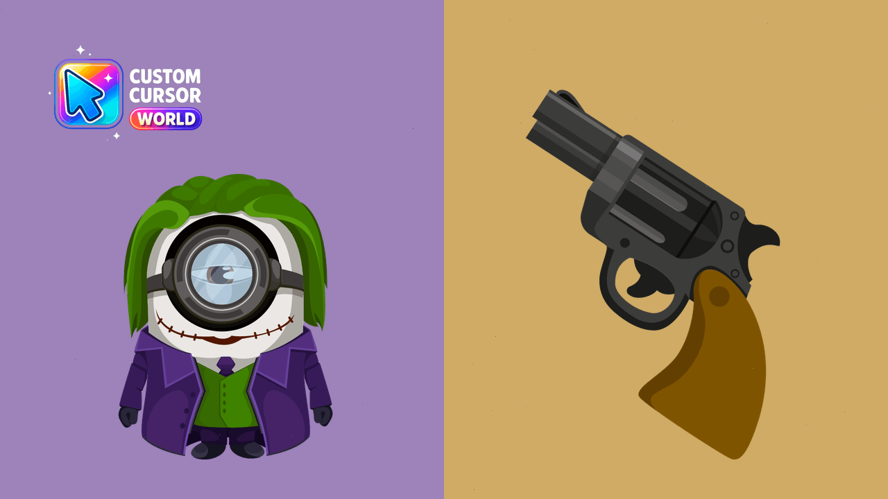 Cursor pack preview: Custom Minion Joker Cursor Pack for Chrome and Edge