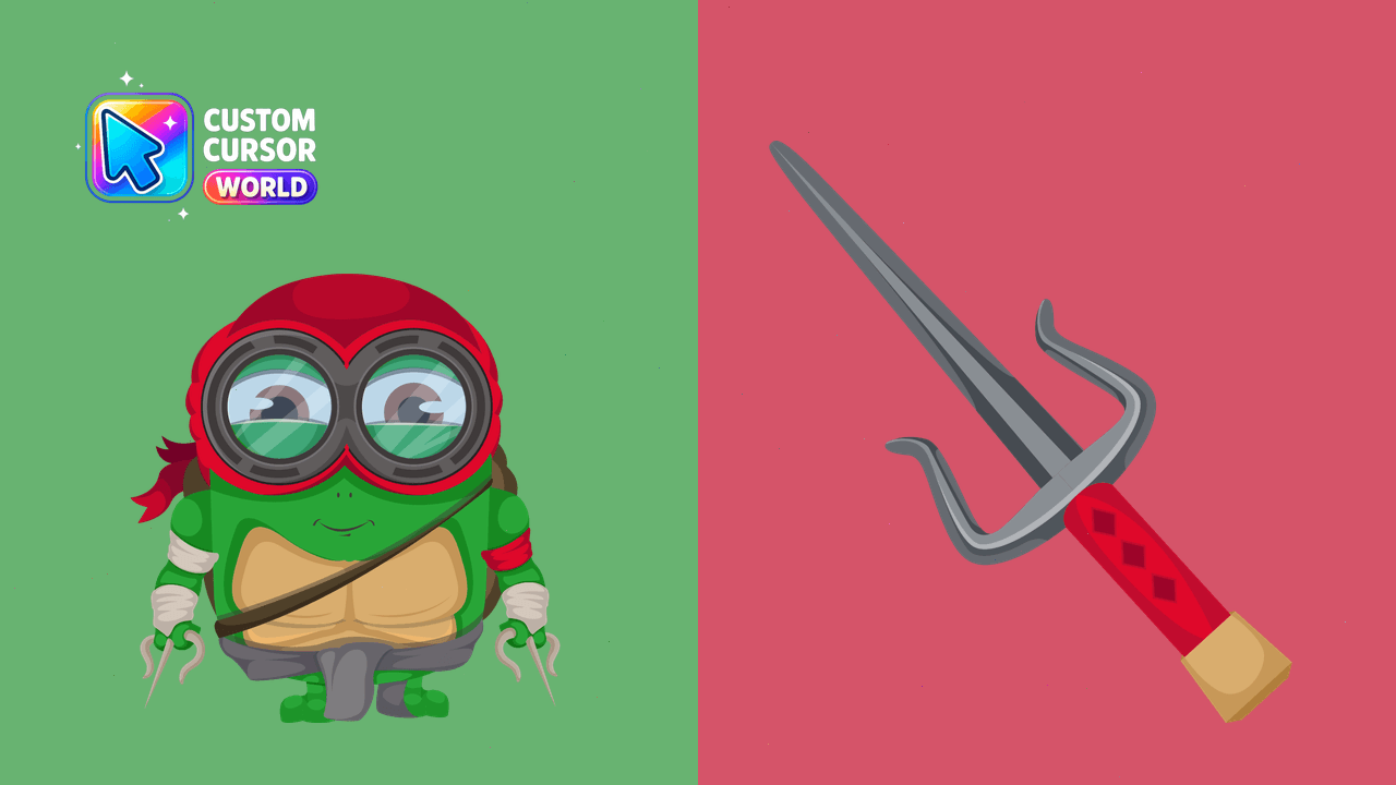 Cursor pack preview: Minion Ninja Turtle Custom Cursor Pack
