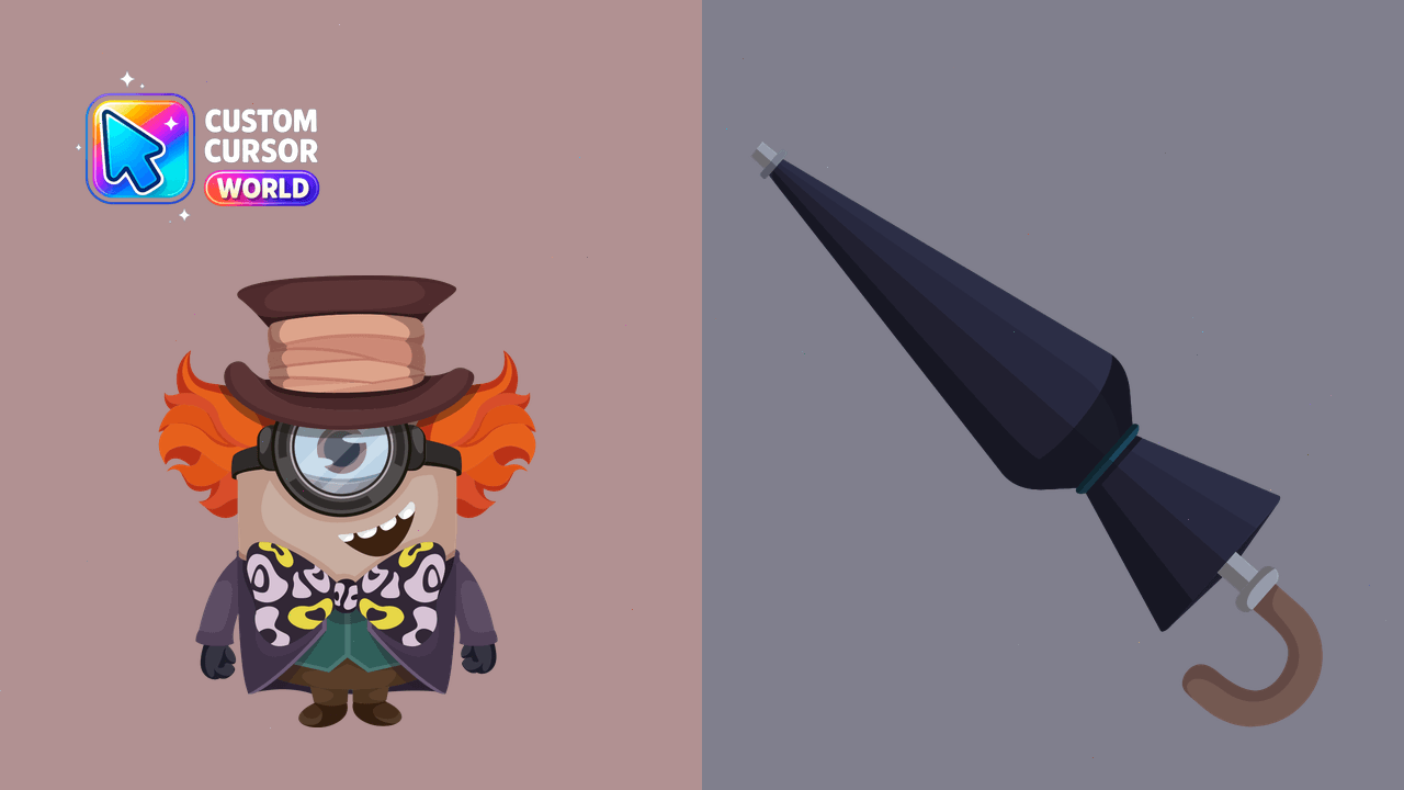 Cursor pack preview: Custom Minion The Mad Hatter Cursor Pack