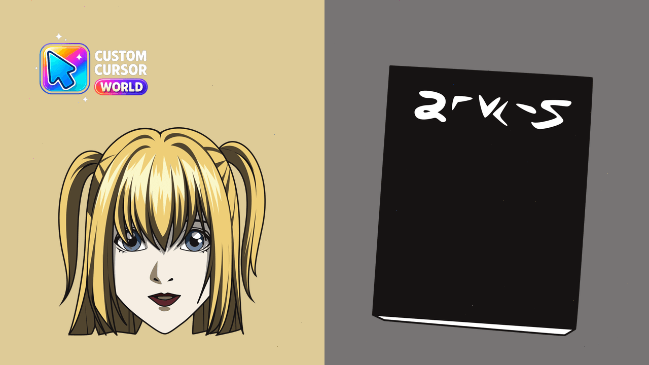 Cursor pack preview: Edgy Cursor Pack: Misa Amane