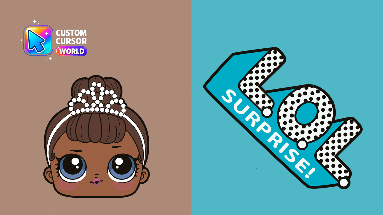 Cursor pack preview: Custom Miss Baby Cursor Pack for Chrome and Edge