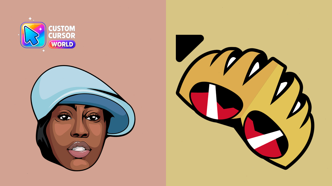 Cursor pack preview: Missy Elliott Custom Cursor for Chrome