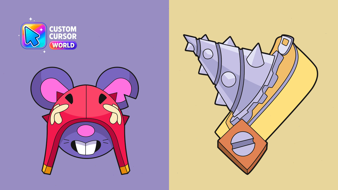 Cursor pack preview: Moe Drill-Bot Custom Cursor Pack