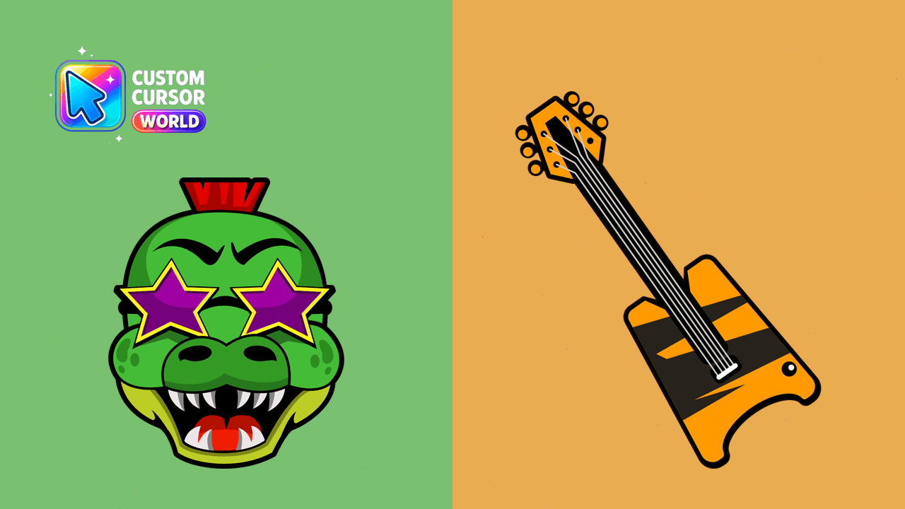 Cursor pack preview: Montgomery Gator Custom Cursor Pack