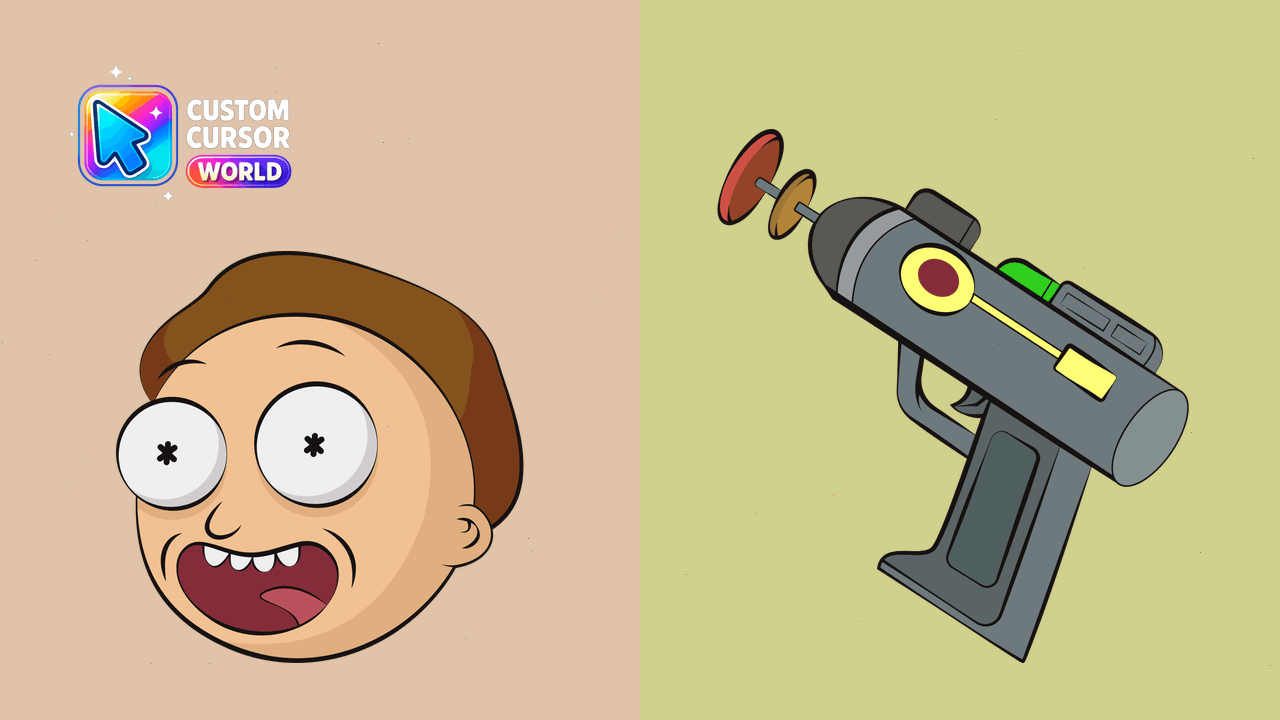 Cursor pack preview: Morty's Awkward Cursor Pack