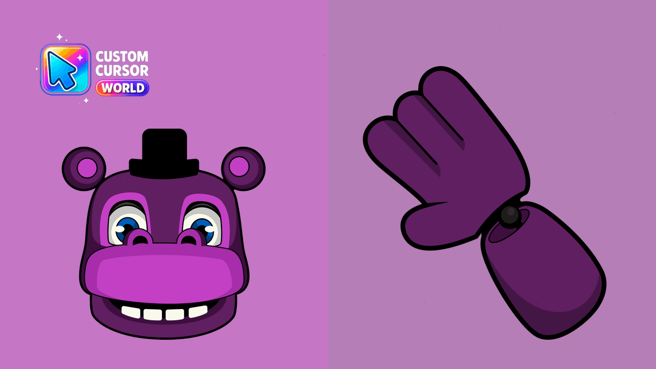 Cursor pack preview: Custom Mr. Hippo Cursor Pack for Chrome and Edge