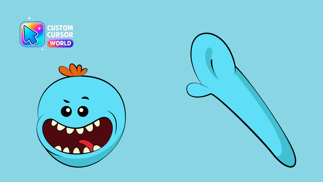 Cursor pack preview: Mr. Meeseeks Custom Cursor Pack for Chrome