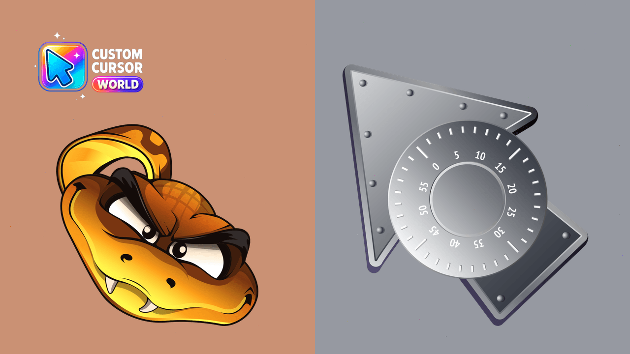 Cursor pack preview: Mr. Snake Custom Cursor Pack for Chrome & Edge