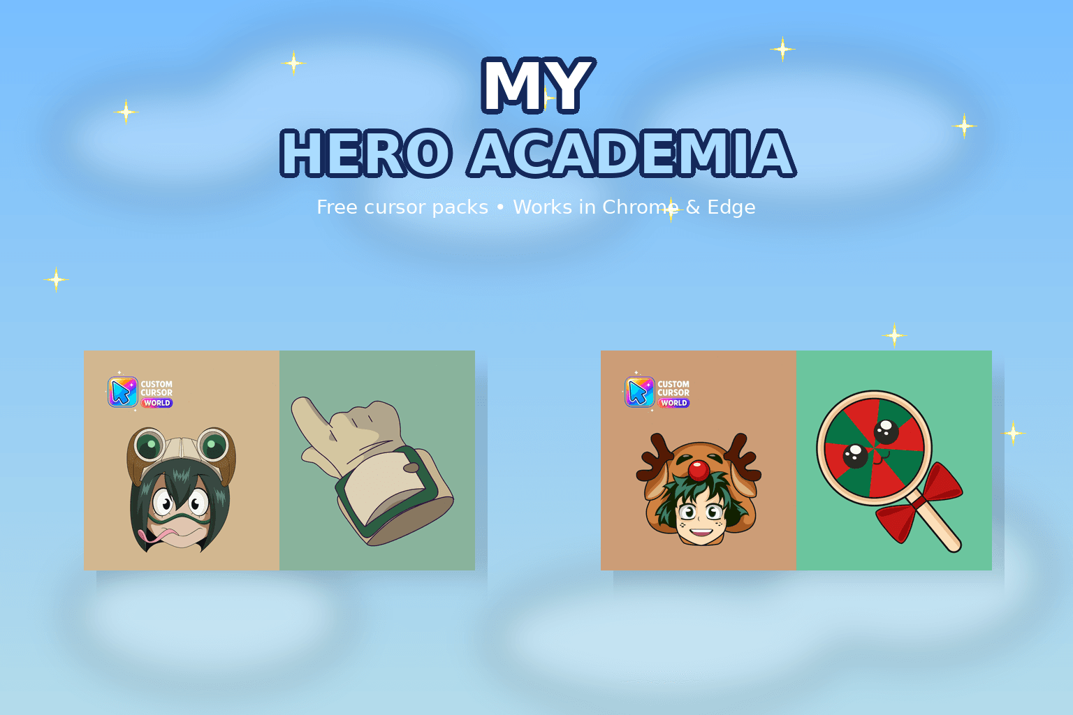 My Hero Academia Custom Cursor Collection - Custom cursor collection preview