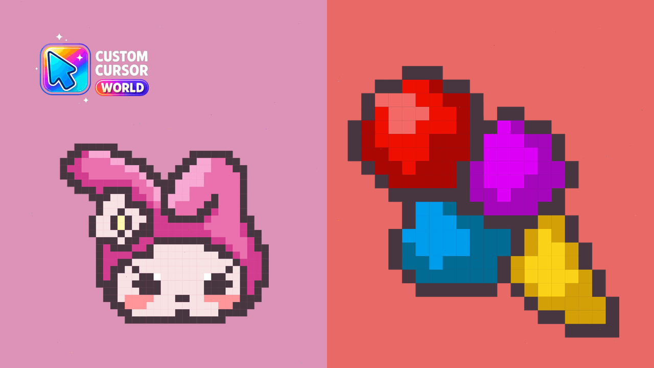 Cursor pack preview: My Melody Custom Cursor Pack