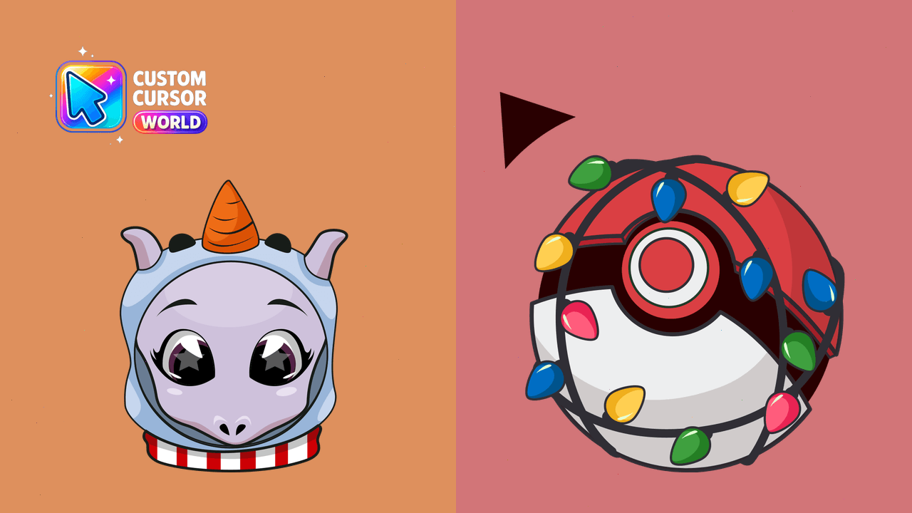 Cursor pack preview: Mewtwo New Year Cursor Pack