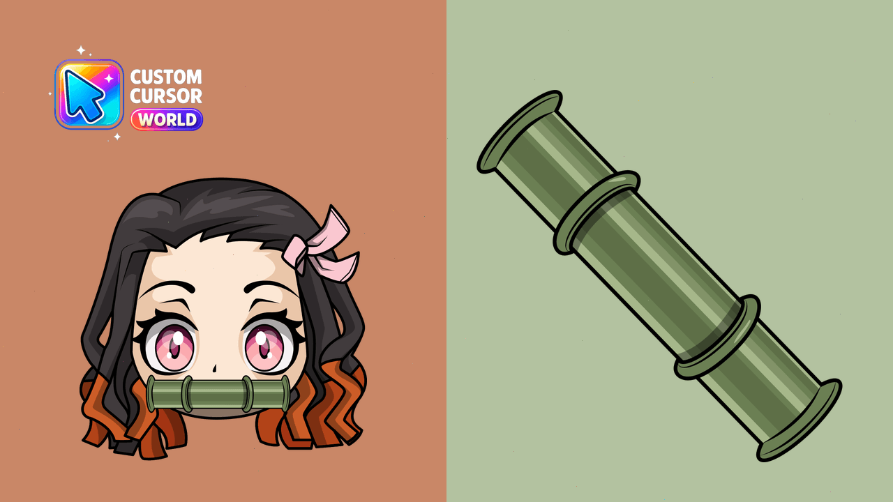 Cursor pack preview: Demon Slayer Nezuko Kamado Custom Cursor Pack for Chrome & E