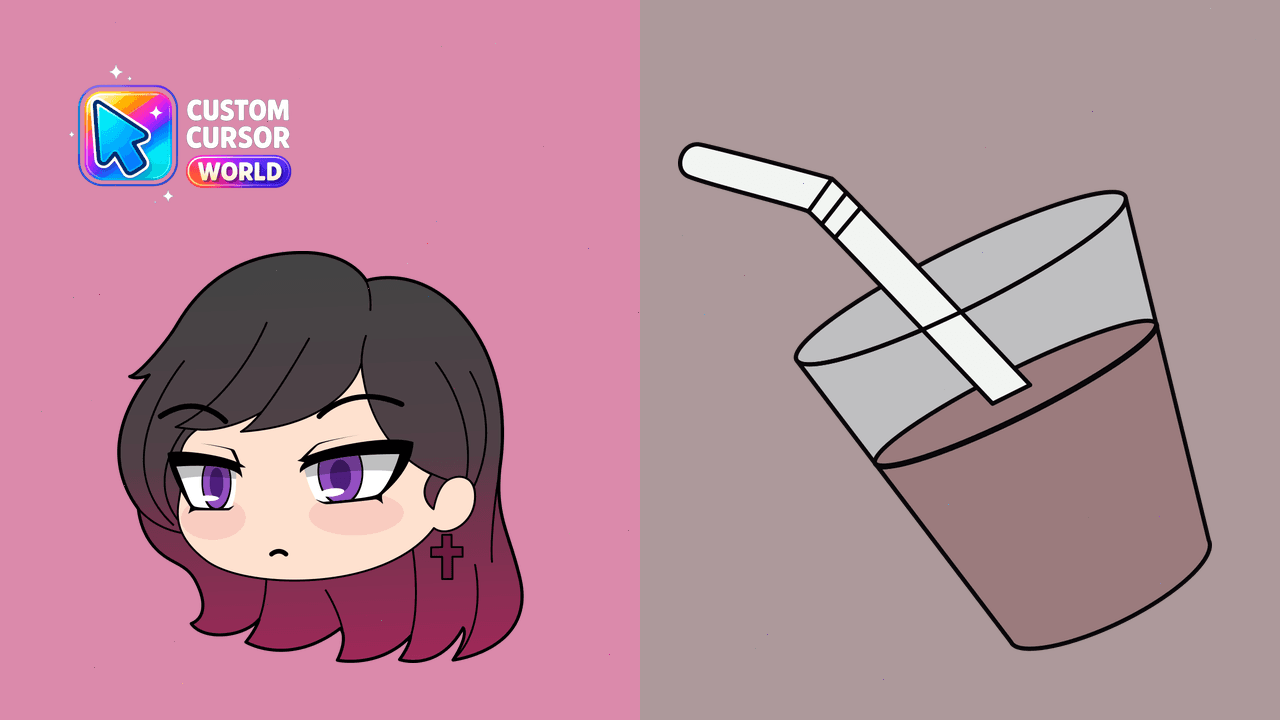 Ngoc Custom Cursor Pack for Gacha Life Fans - Custom cursor pack preview image showing 2 cursors