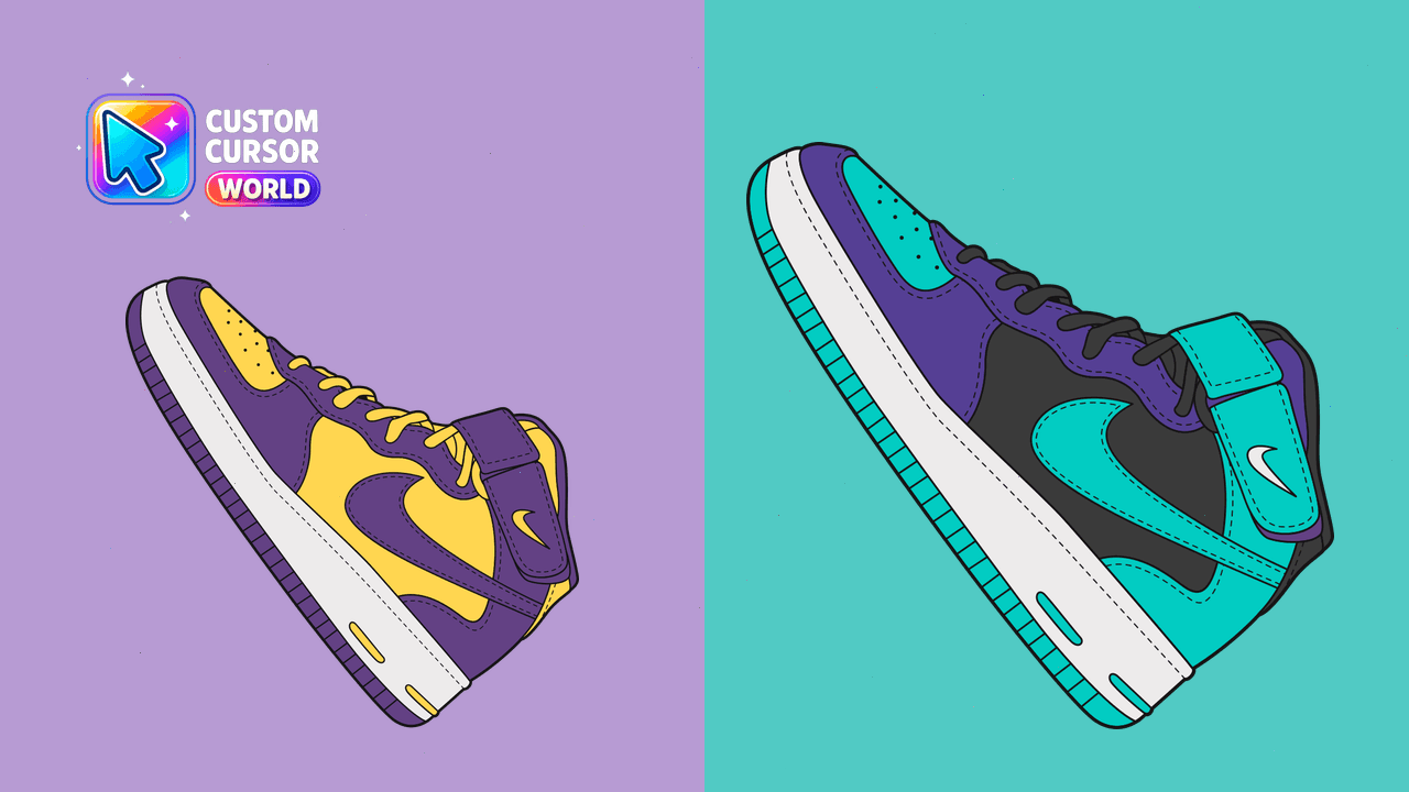 Cursor pack preview: Custom Nike Air Force 1 Low Cursor Pack for Chrome