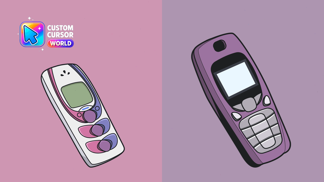 Cursor pack preview: Retro Cursor Pack for Tech Nostalgics