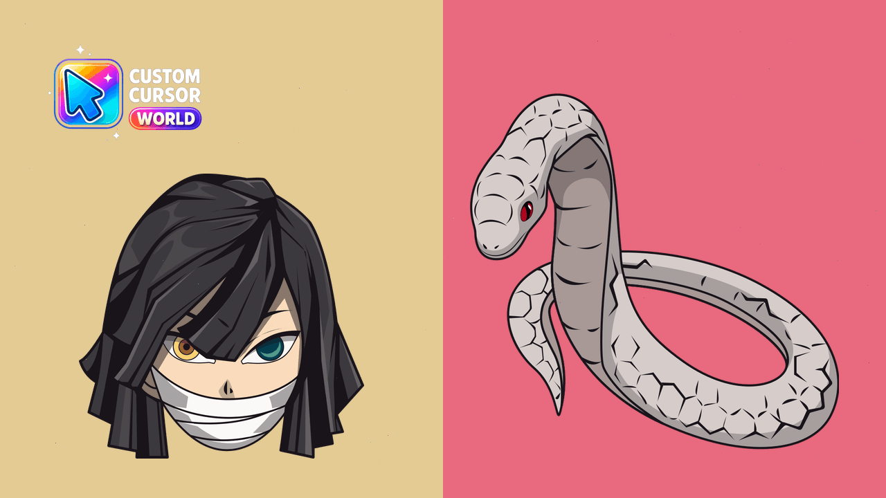Cursor pack preview: Custom Obanai Iguro Cursor Pack