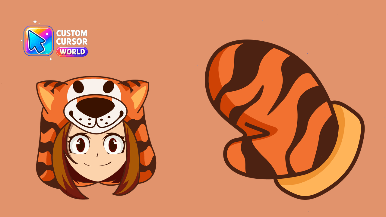 Cursor pack preview: Ochako Uraraka Cursor Pack - My Hero Academia Tiger Suit