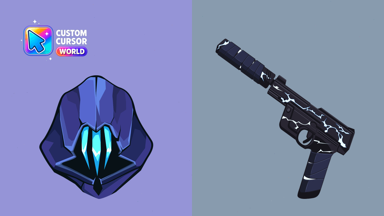 Cursor pack preview: Custom Cursor Omen Pack for Chrome & Edge
