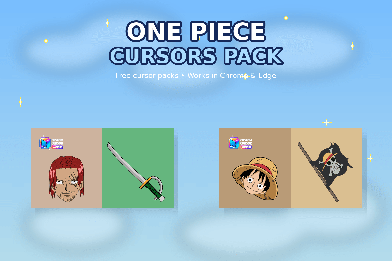 One Piece Cursors Collection - Custom cursor collection preview