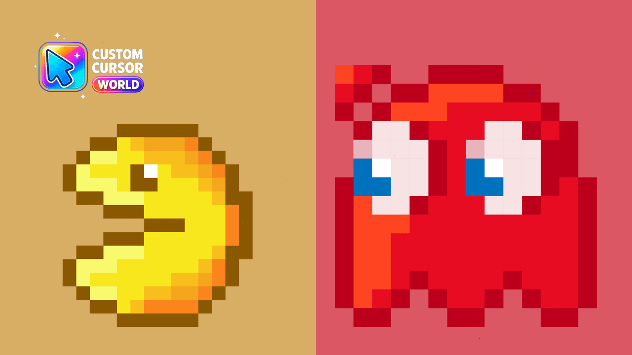 Cursor pack preview: Pac-Man Cursor Pack - Infinite Lives Edition