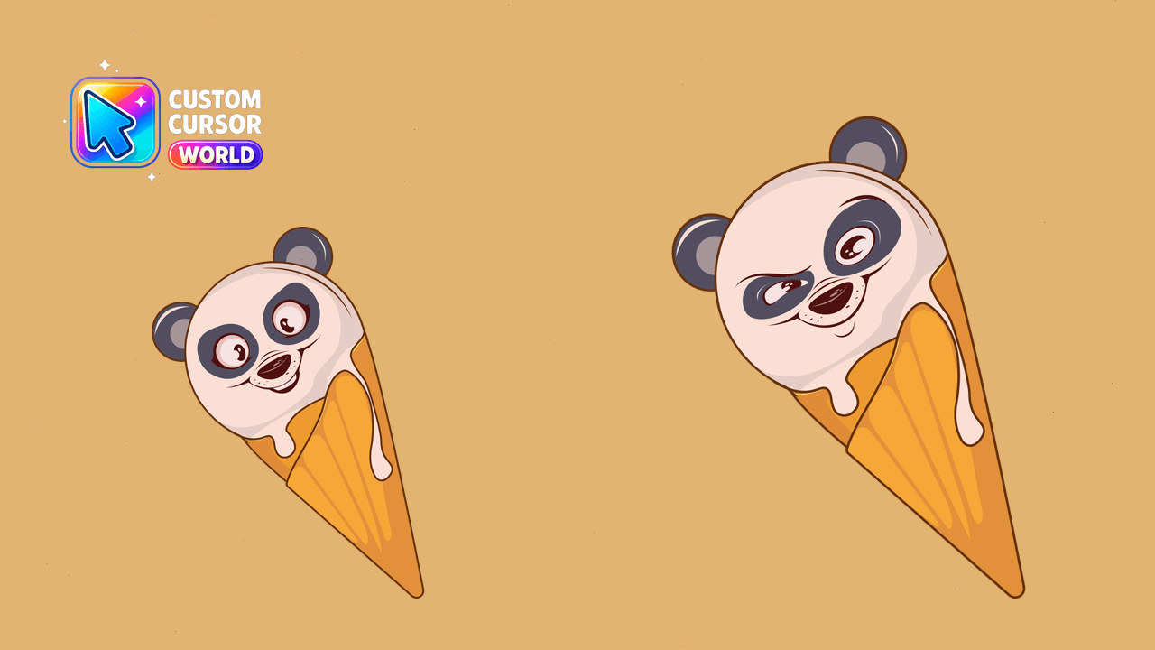 Cursor pack preview: Ice Cream Dessert Custom Cursor Pack