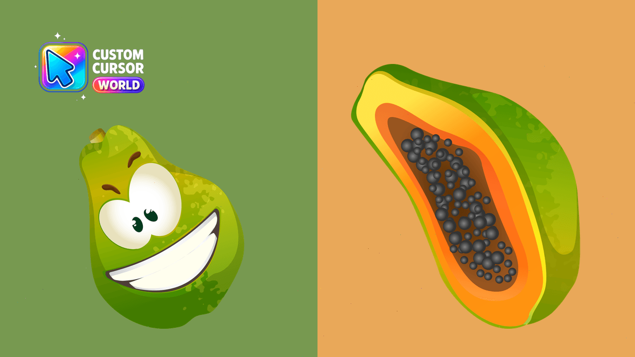Cursor pack preview: Papaya Cursor Pack