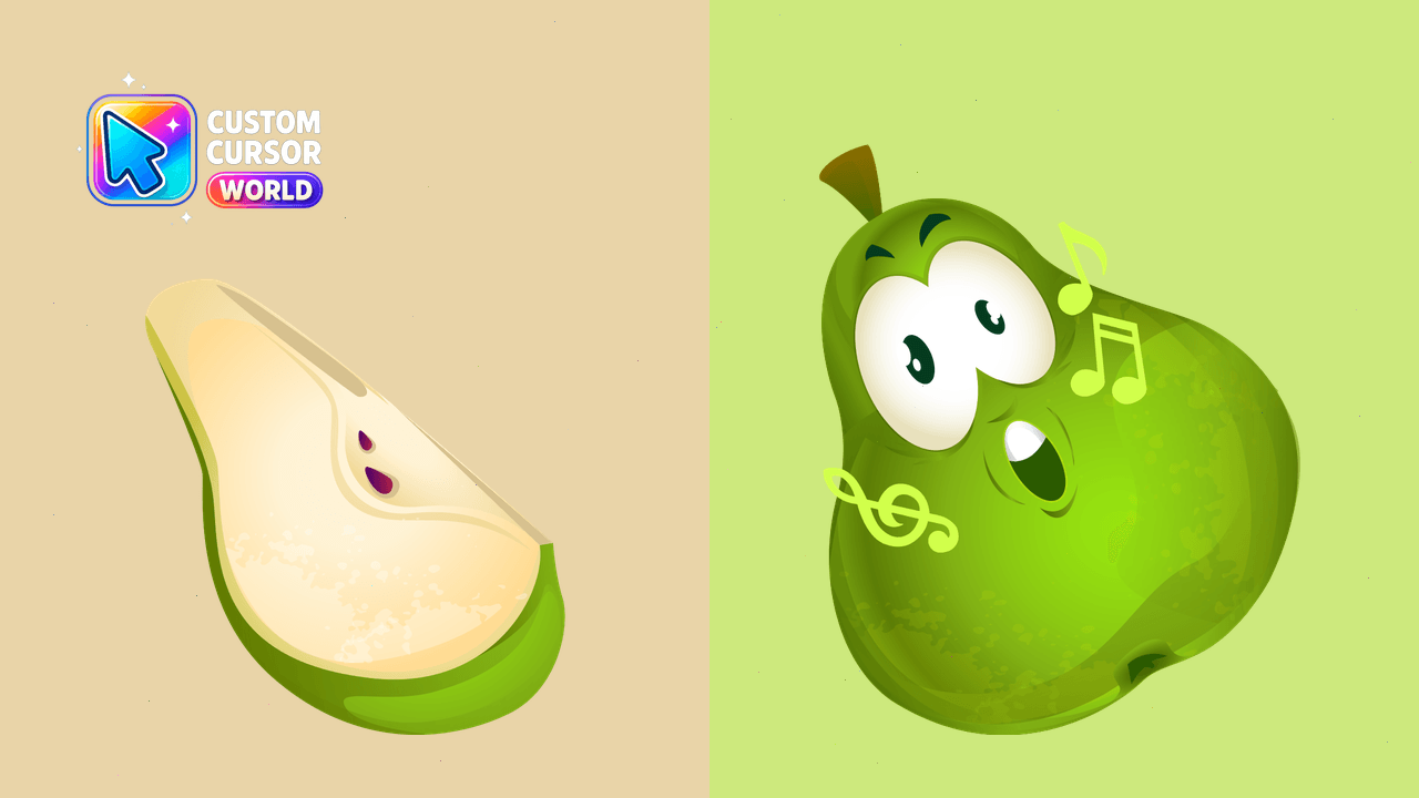 Cursor pack preview: Pear Cursor Pack - Sweet Customization for Your Mouse